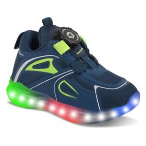 HOOH Kids Unisex Light Up Shoes